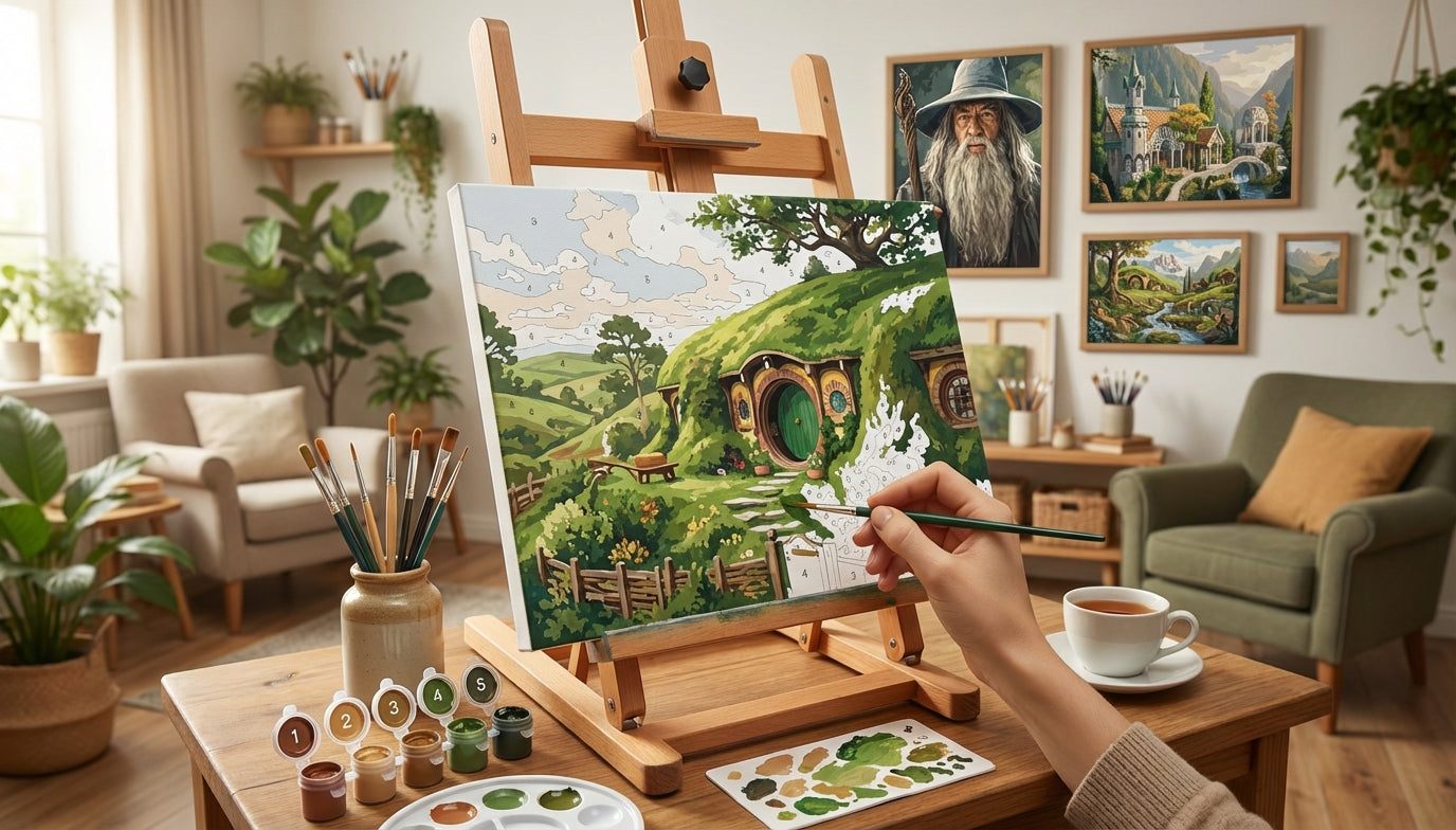 Create Your Own Middle-earth Masterpiece: LotR Custom Paint by Numbers