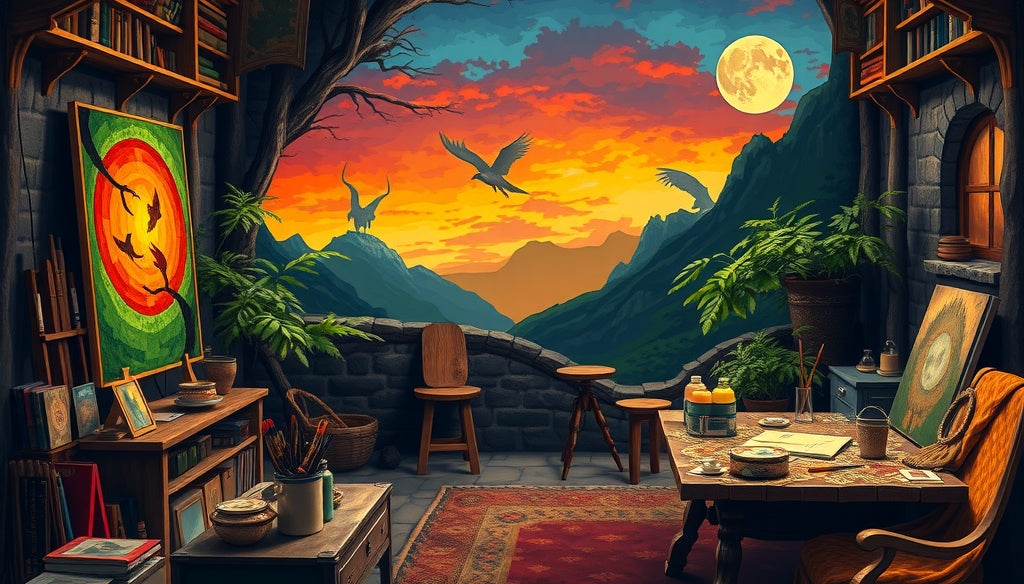 From Fans to Artists: Painting by Numbers Kits for Adults Capturing the Spirit of The Lord of the Rings