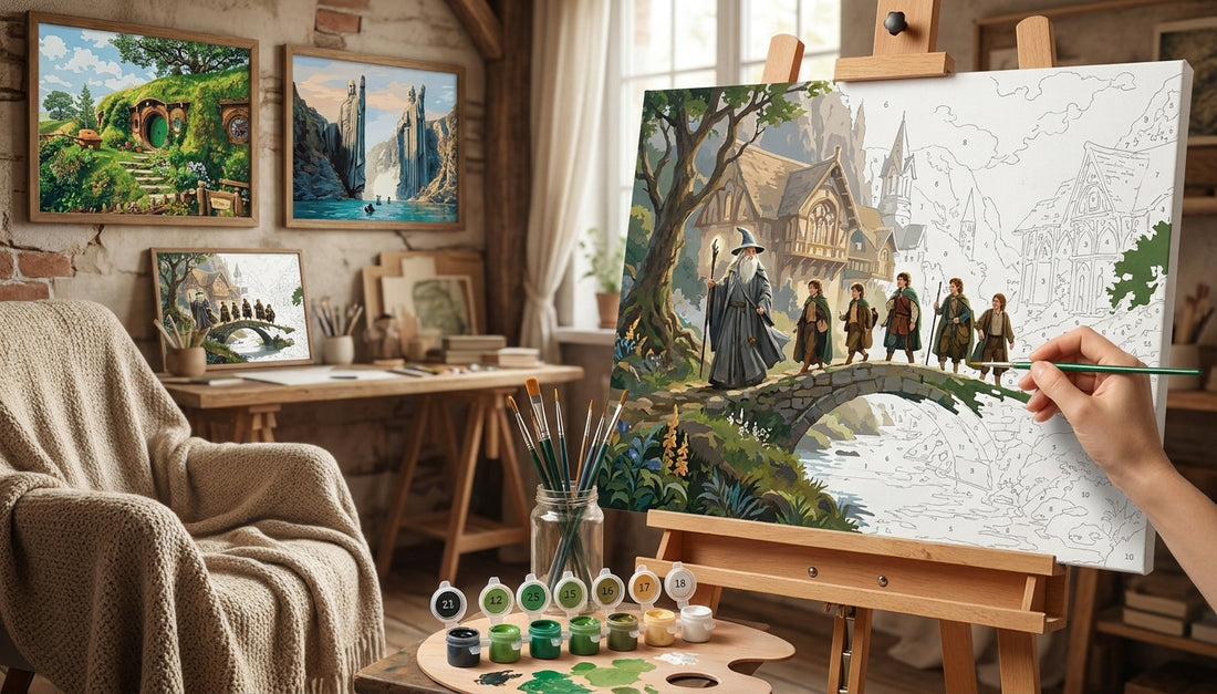 LoTR Art Made Easy: Best Easy-to-Use Paint by Numbers Kits for Seniors