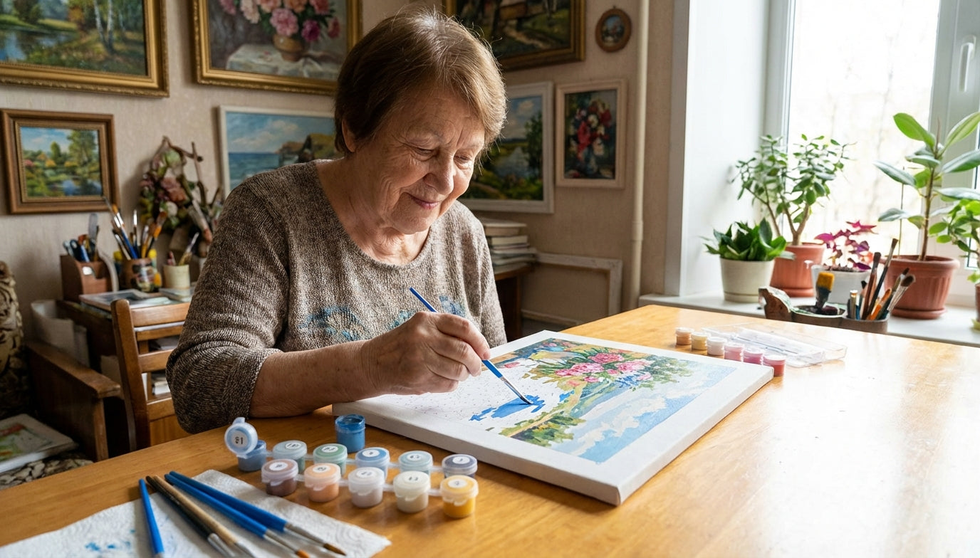 Why Seniors Love Paint By Numbers: Best Easy-To-Use Kits For Relaxing Creativity