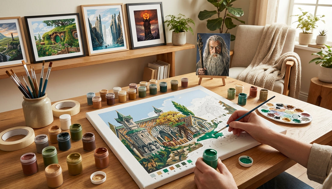 Your Creative Journey: Inspiring LotR Paint by Numbers Kits for Art Lovers