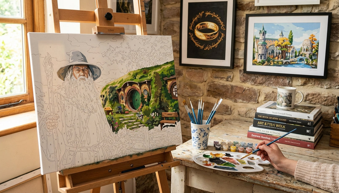 High-Quality Acrylic Paint: The Secret to Stunning Lord of the Rings PBN Kits