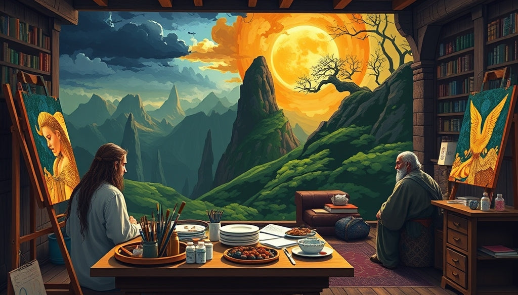 Christmas-Themed Paint by Numbers Kits for Gifts: Perfect for The Lord of the Rings Fans