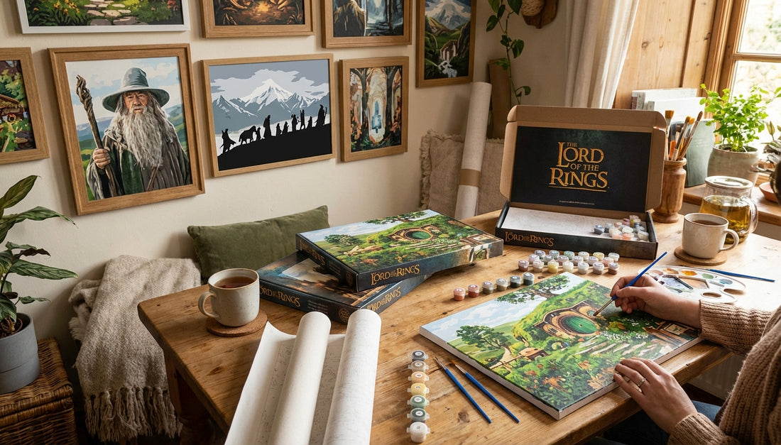 The Perfect Gift: Lord of the Rings Paint by Numbers Kits for Your Favorite Fan
