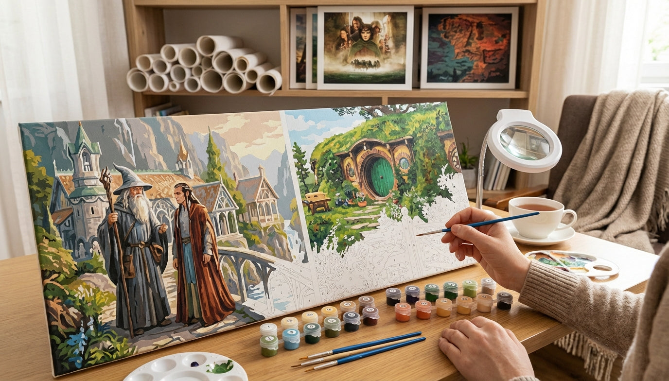 Warning: These Lord of the Rings Paint by Numbers Kits Are Addictively Relaxing