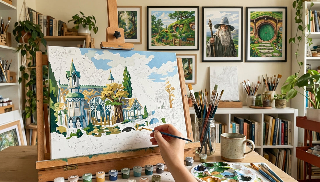 The Secret to Relaxation Why Lord of the Rings Paint by Numbers Kits Are Your Next Hobby
