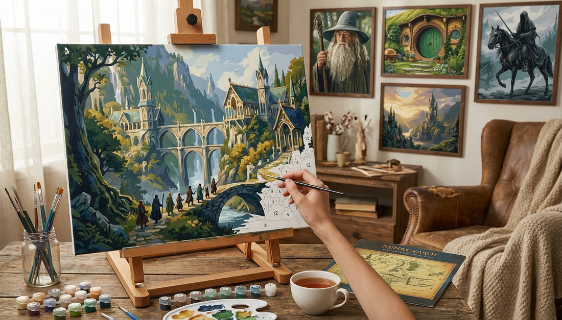 The Ultimate Guide to Lord of the Rings Paint by Numbers for Stress Relief