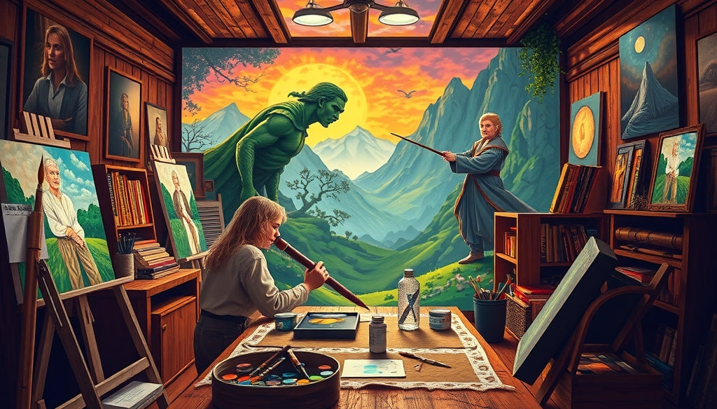 Unlock Creativity: The Best Paint by Numbers Kits for Adults Inspired by Lord of the Rings