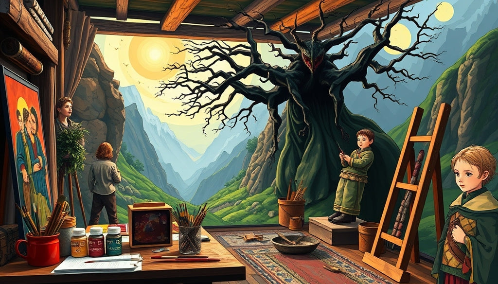 Exclusive Paint by Numbers Sets Inspired by Iconic Lord of the Rings Scenes on Sale Now