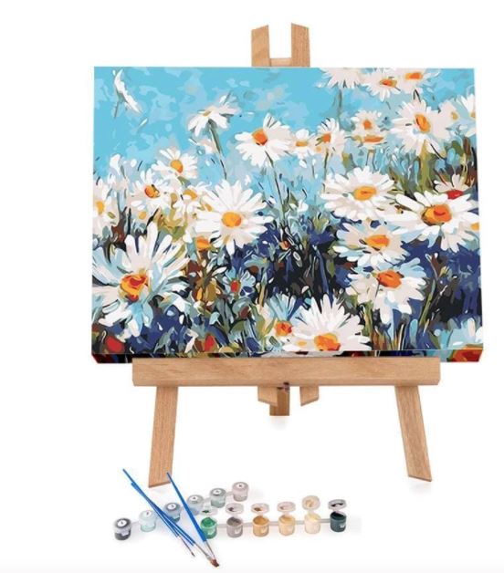 10 paintings by numbers of flowers that you will not resist