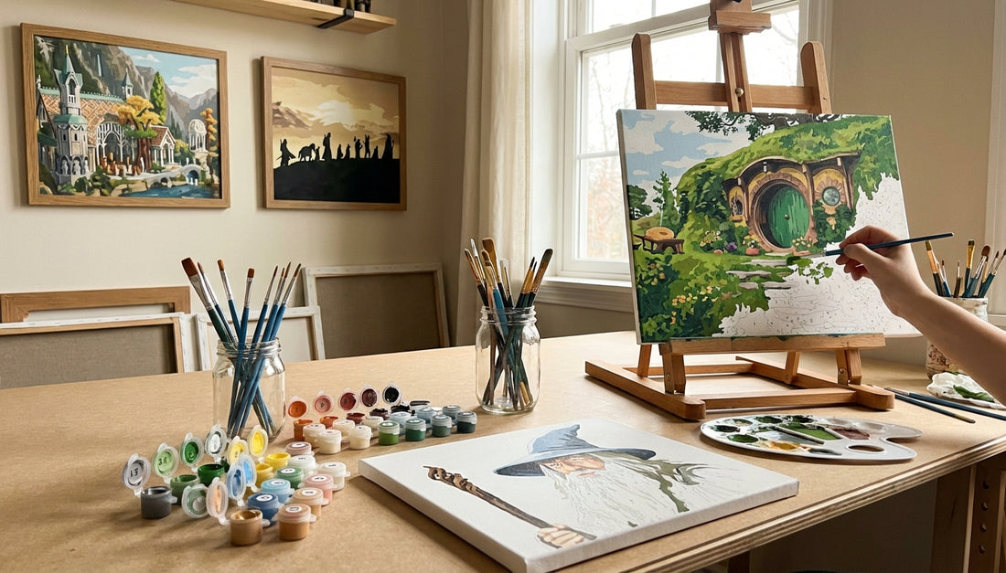 No Art Skills Needed: Your First Lord of the Rings Paint by Numbers Adventure