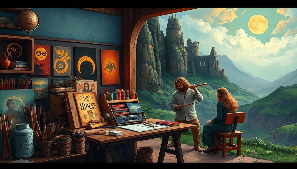 Explore Our Collection of Christmas-Themed Paint by Numbers Kits from The Lord of the Rings