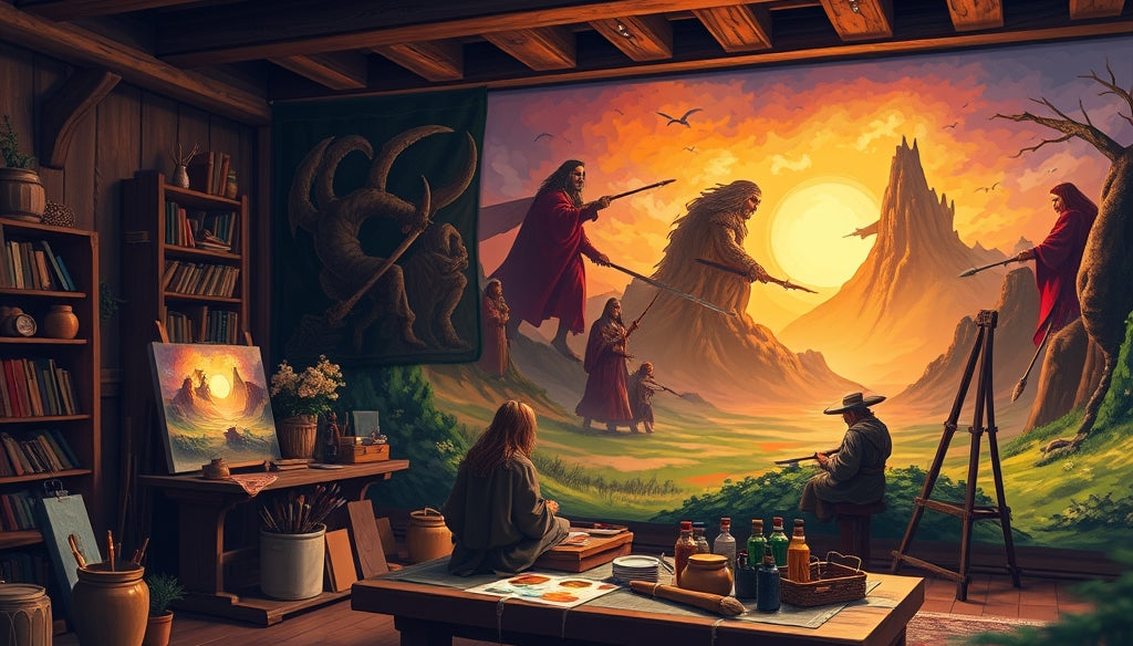 Discover the Best Paint by Numbers Kits for Adults Inspired by Lord of the Rings