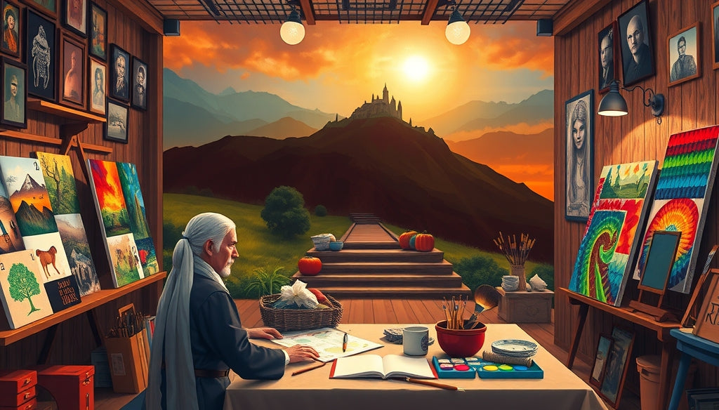 Unwind with Fantasy and Fairy Tale Paint by Numbers Kits from The Lord of the Rings