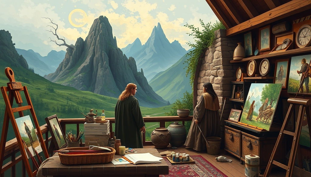 Bring Fantasy to Life: Wildlife Paint by Numbers Kits Inspired by The Lord of the Rings