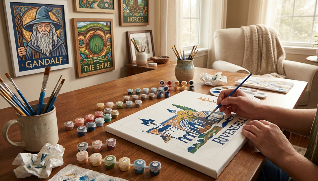 Find Your Fellowship Lord of the Rings Paint by Numbers for Creative Souls
