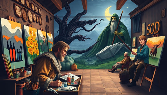 Top Picks for Extra Large Paint by Numbers Kits for Experienced Painters in The Lord of the Rings Style