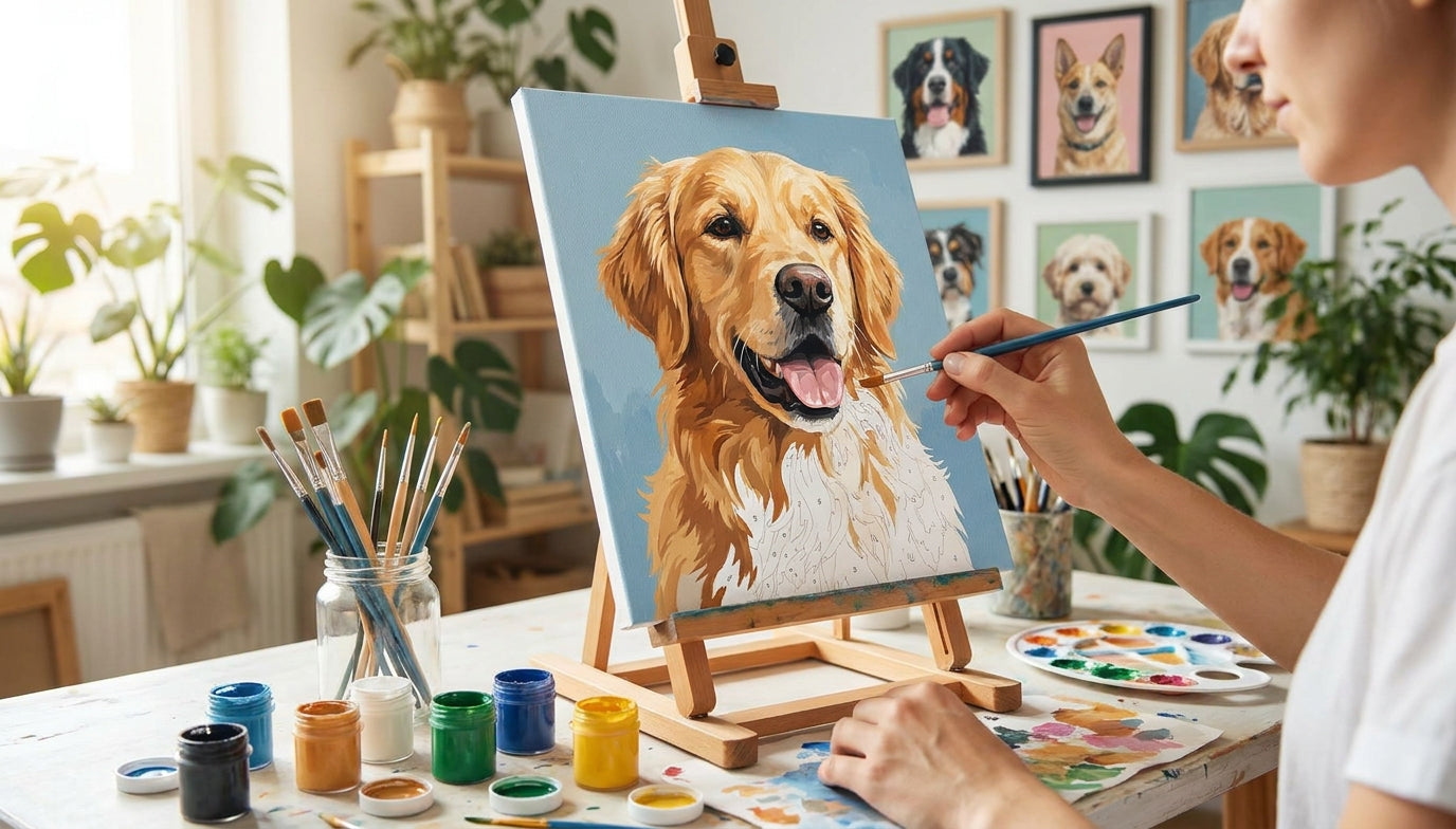 Personalized PBN for Pet Lovers: Your Furry Art