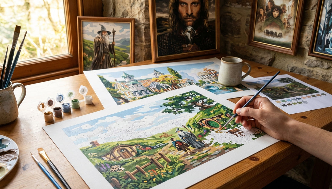 Beyond the Books The Best Lord of the Rings Paint by Numbers Kits for Your Home