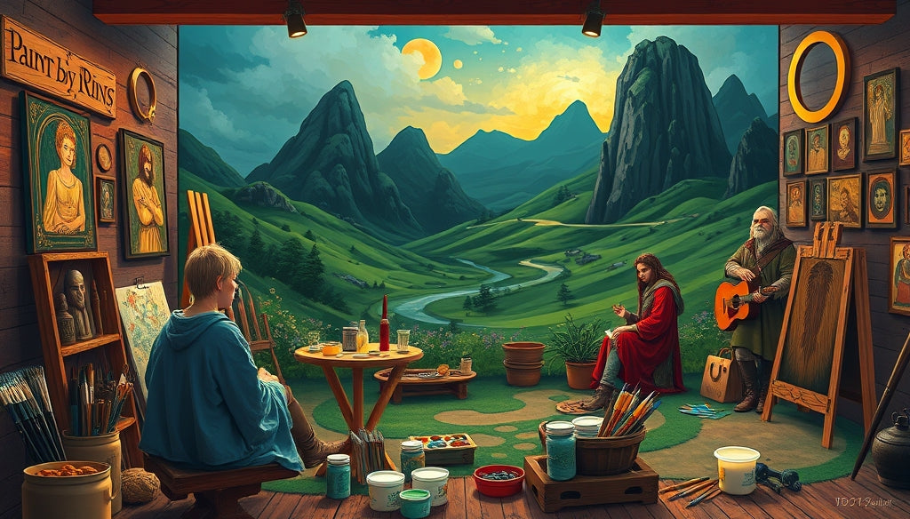 Discover the Best Paint by Numbers Kits for Adults Inspired by The Lord of the Rings
