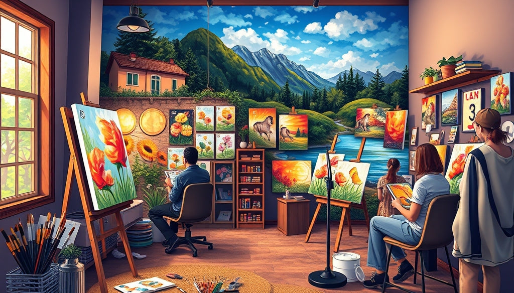 Discover Where to Buy Premium Paint by Numbers Kits in the US with Free Shipping and Fast Delivery