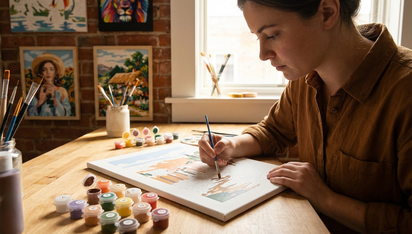 The Secret to Stress Relief? It's PBN Art!