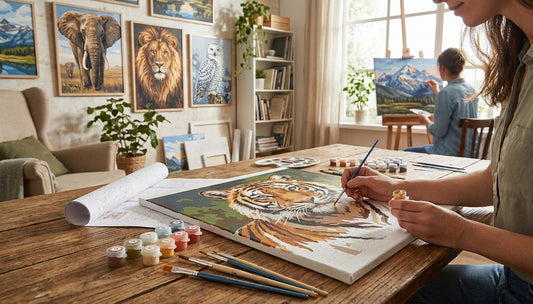 Wildlife Wonders: Nature PBN Kits for Adults