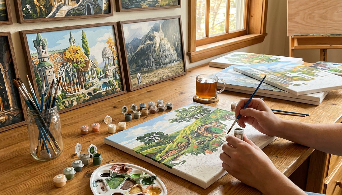 A New Fellowship: Lord of the Rings Paint by Numbers for Adults Who Love Art