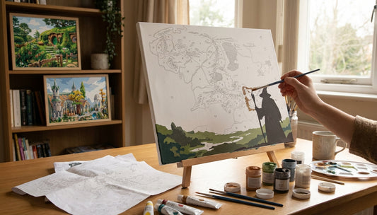 Your Journey Begins: Easy Lord of the Rings Paint by Numbers Kits for Beginners