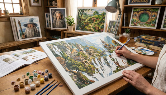 Relax and Recreate: Iconic LoTR Moments with Paint by Numbers