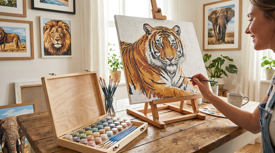 Wildlife PBN Kits: Nature's Beauty on Canvas