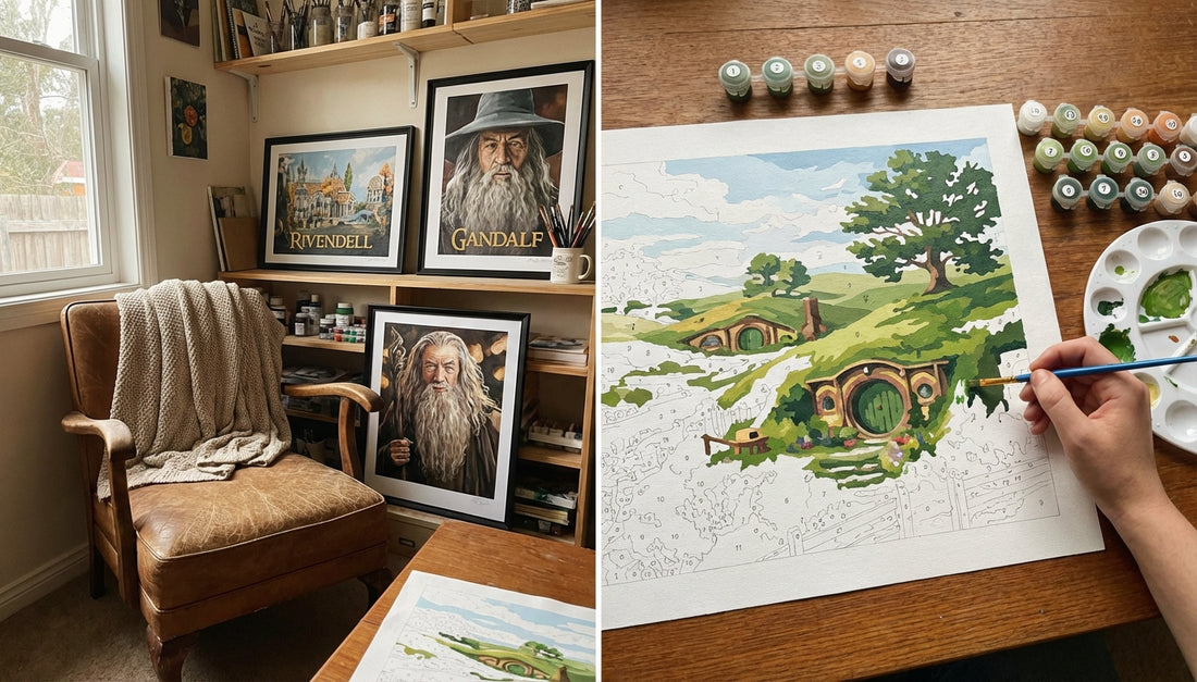 You Won't Believe How Relaxing Lord of the Rings Paint by Numbers Can Be!