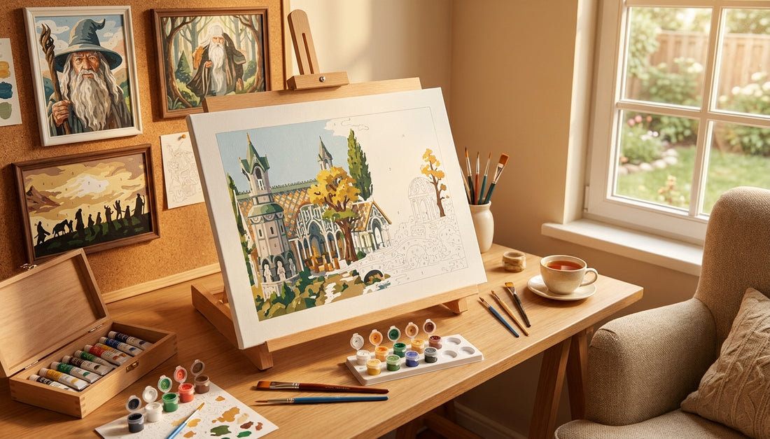 Recreate Iconic Scenes: Must-Have Lord of the Rings Paint by Numbers Kits