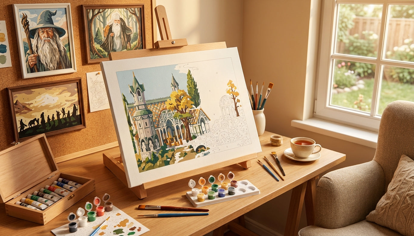 Recreate Iconic Scenes: Must-Have Lord of the Rings Paint by Numbers Kits