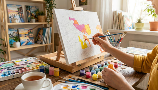 High-Quality Acrylic Paint in PBN Kits