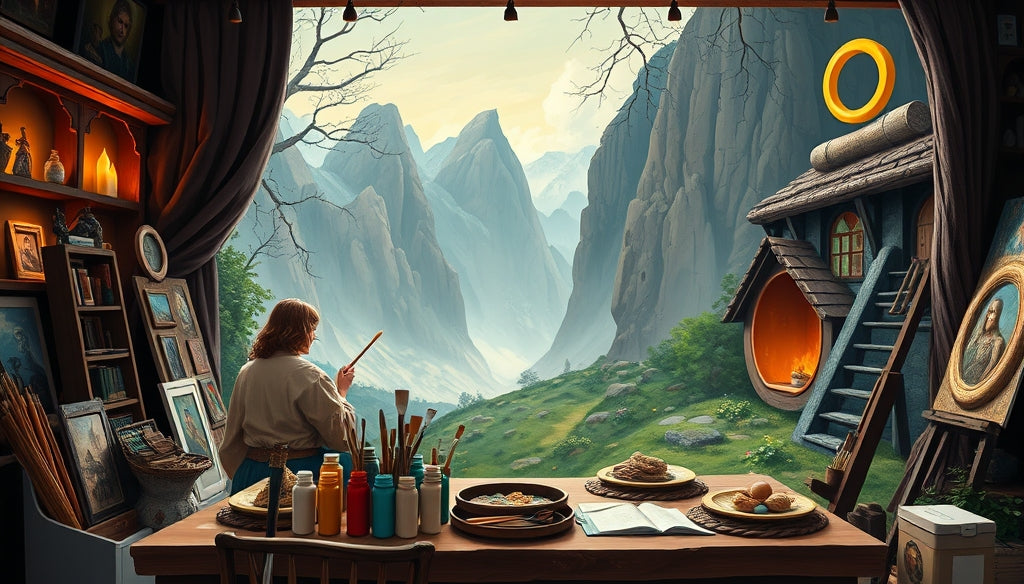 High-Quality Paint by Numbers Kits for Sale Online: Transform Your Favorite Lord of the Rings Moments