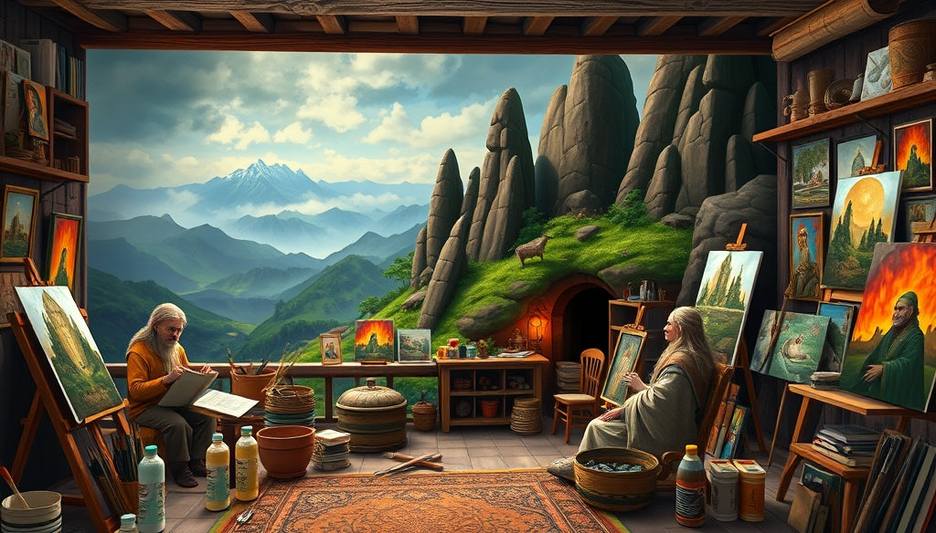 Discover the Best Paint by Numbers Kits for Adults Inspired by The Lord of the Rings