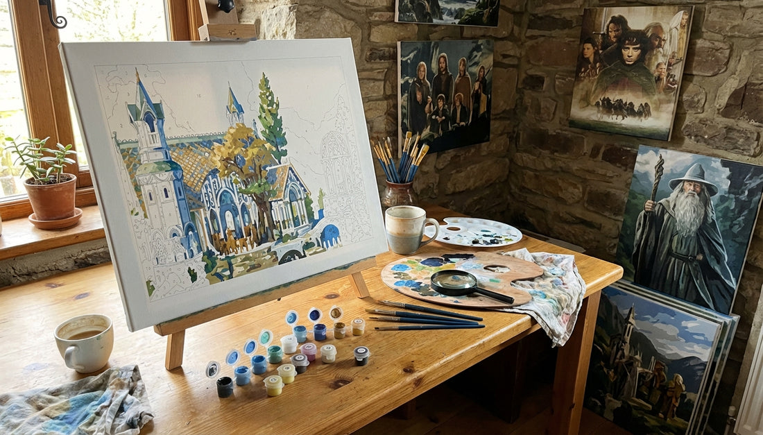 The One Hobby to Rule Them All: Lord of the Rings Paint by Numbers for Adults