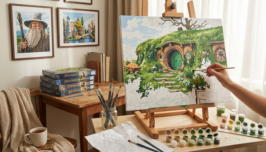 The Secret to Relaxation: Lord of the Rings Paint by Numbers for Seniors