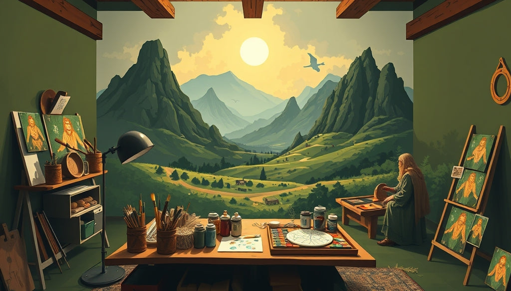 Advanced Paint by Numbers Kits for Experienced Painters: Create Your Own Lord of the Rings Masterpiece