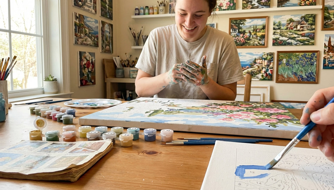 PBN Sets with Extra Paint & Fine Brushes