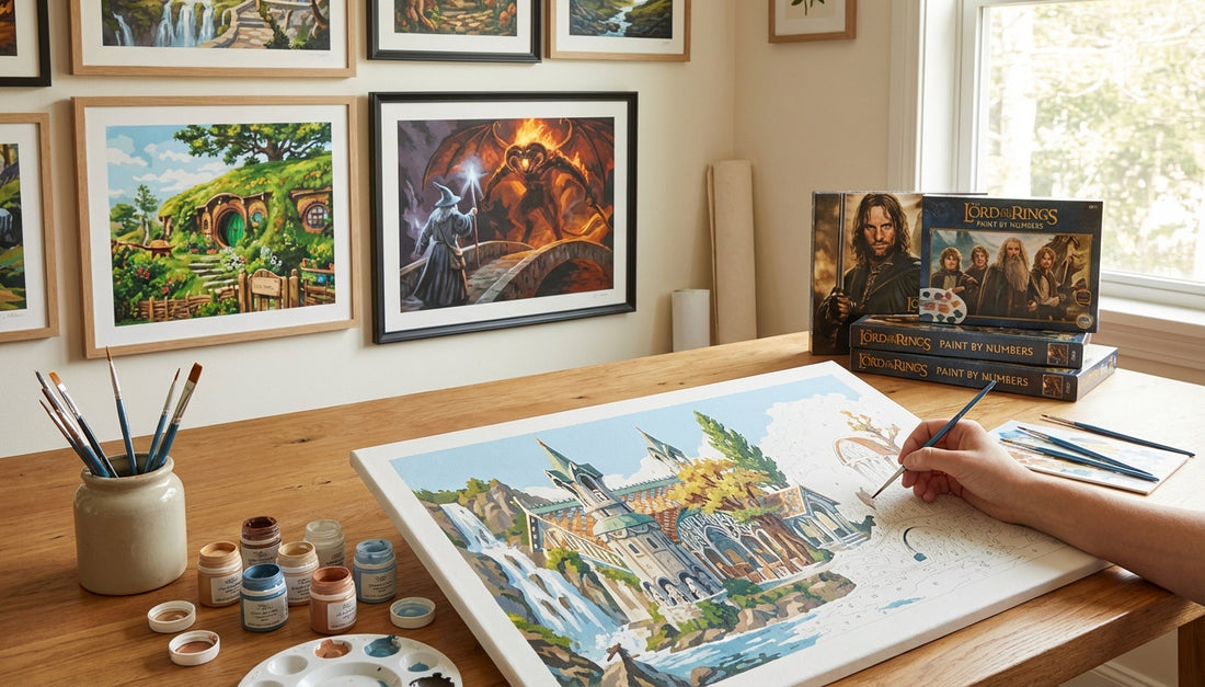 Lord of the Rings Paint by Numbers Sets on Sale with Fast Shipping in the USA