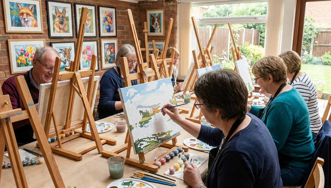 Beyond Hues: Benefits of Paint by Numbers for Adults