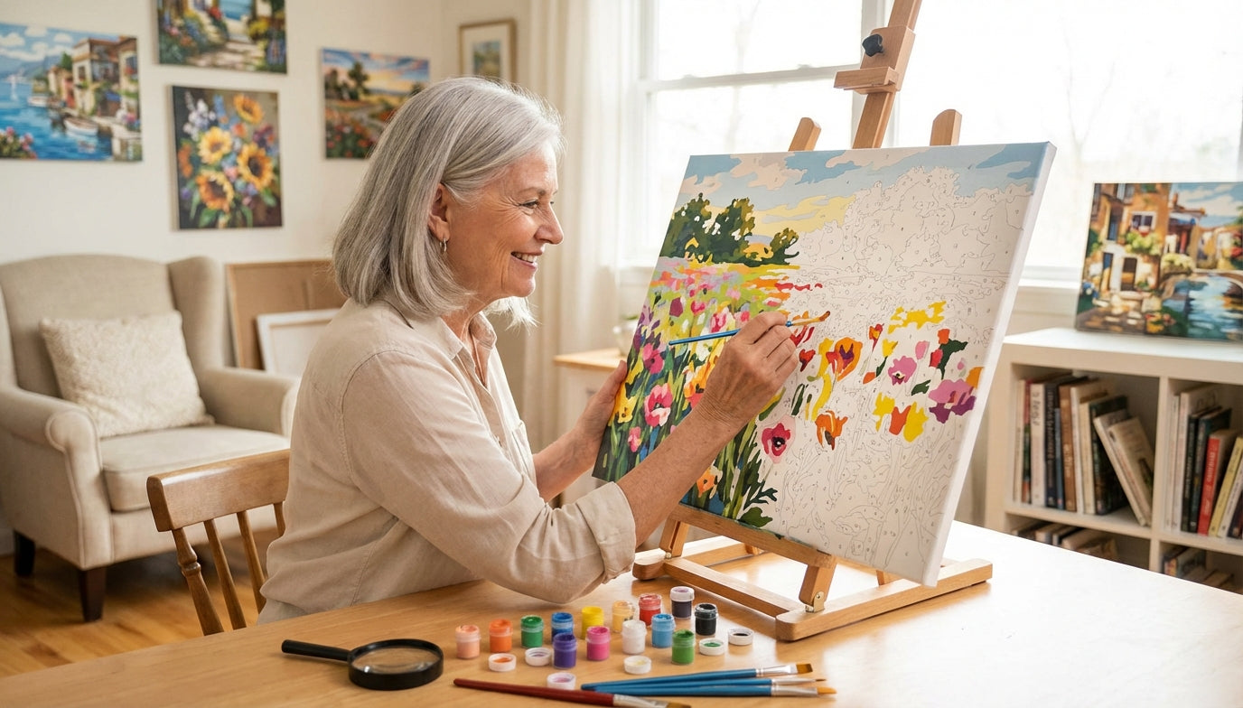 Relax and Create: The Ultimate Guide to Easy Paint By Numbers Kits for Seniors