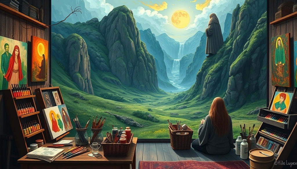 Turn Your Photo into a Custom Paint by Numbers Kit with Lord of the Rings Elements