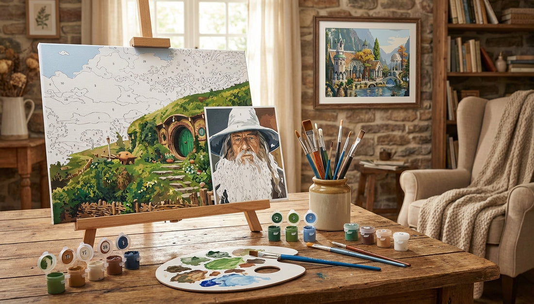 7 Reasons Why Lord of the Rings Paint by Numbers is Your Next Relaxing Hobby