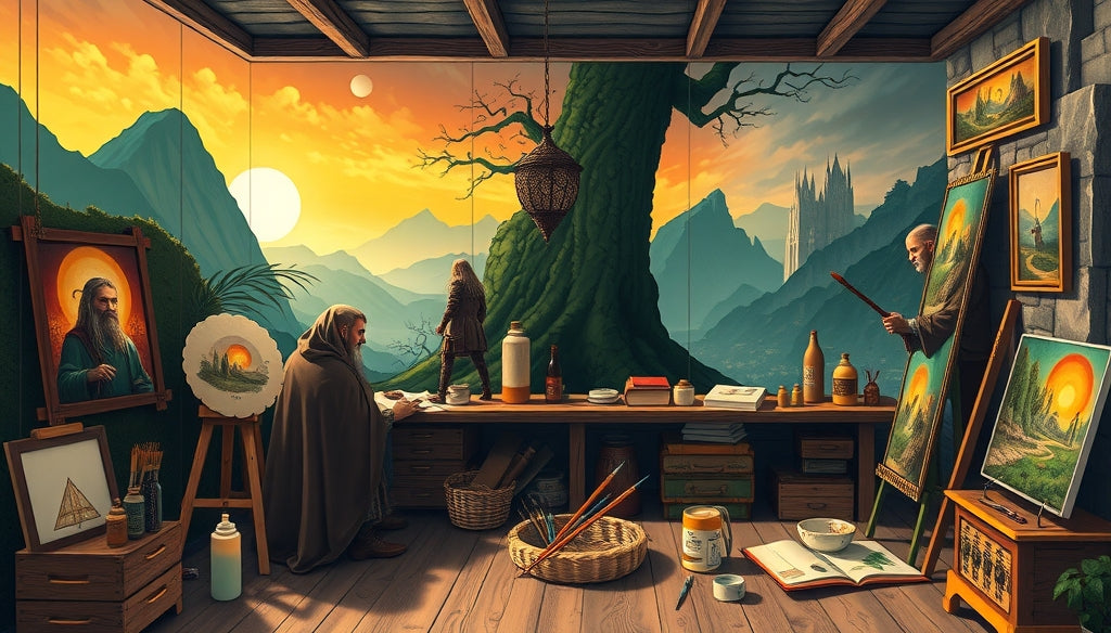 Paint by Numbers Kits for Adults Who Love Art: Uncover The Lord of the Rings Inspiration