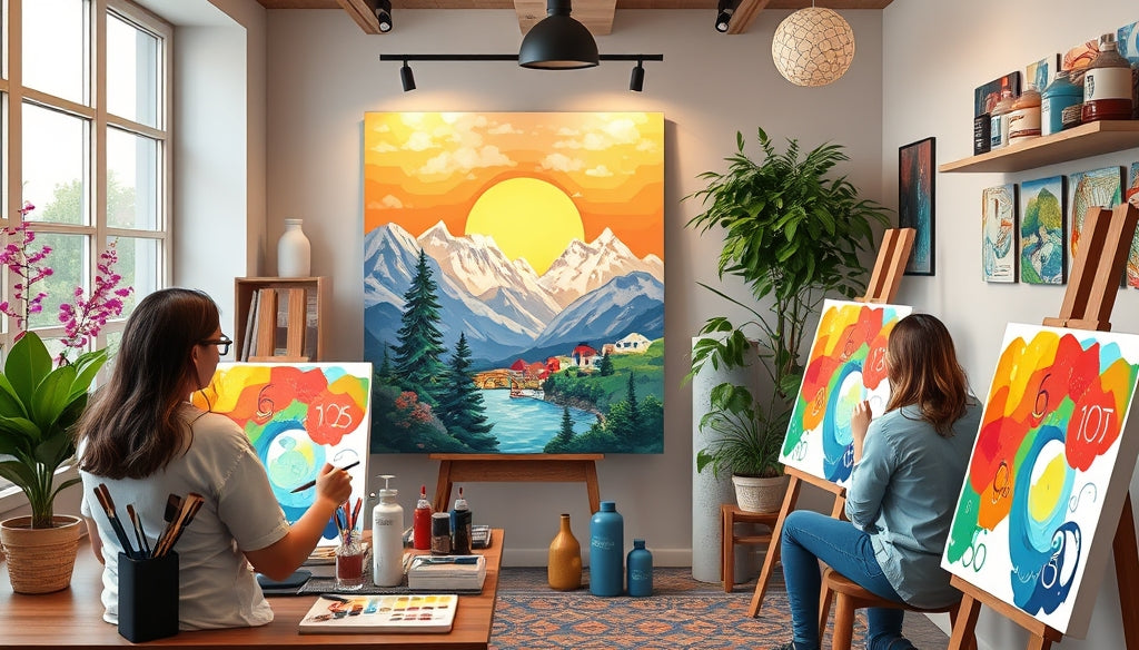 The Top 5 Christmas-Themed Paint by Numbers Kits for Thoughtful Gifts