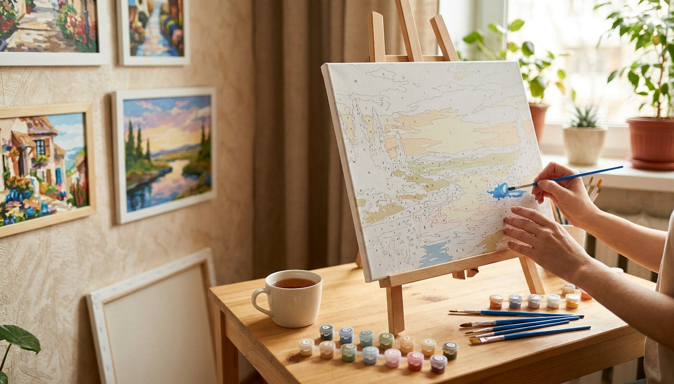 Mindful Painting: Find Peace with PBN for Adults