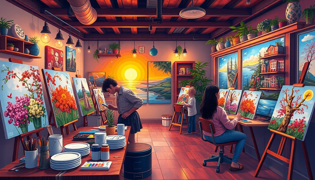 Gift Inspiration: Christmas-Themed Paint by Numbers Kits for Joyful Moments